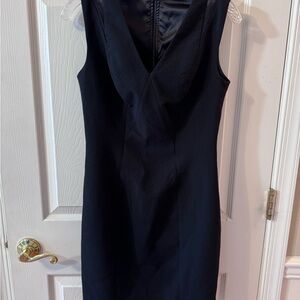 T Tahari Black Backless Dress